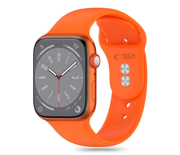 TECH-PROTECT Silicone do Apple Watch 44/45/46/49 mm Bright Orange 5906302304516 - 1285554 - zdjęcie